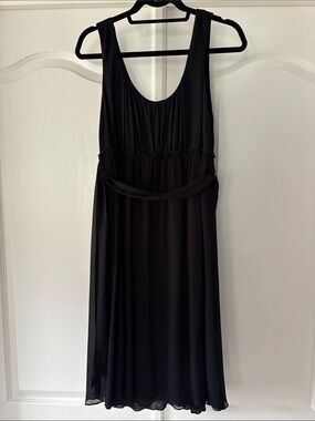 Banana Republic Black Sleeveless Midi Dress